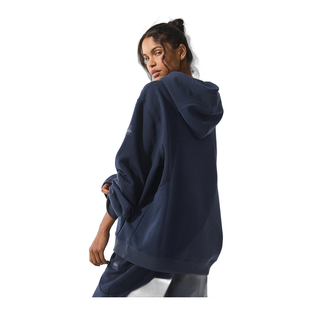 alo Make Waves Hoodie - Navy Tonal by Alo Yoga