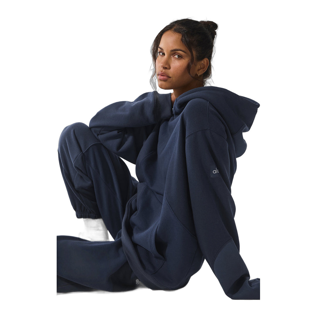 alo Make Waves Hoodie - Navy Tonal by Alo Yoga