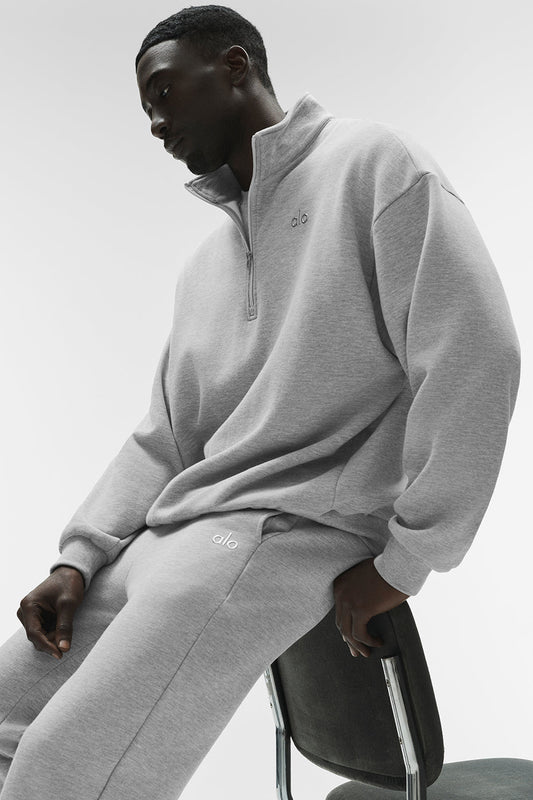 Accolade 1/4 Zip Pullover - Athletic Heather Grey (MENSU3040RG)