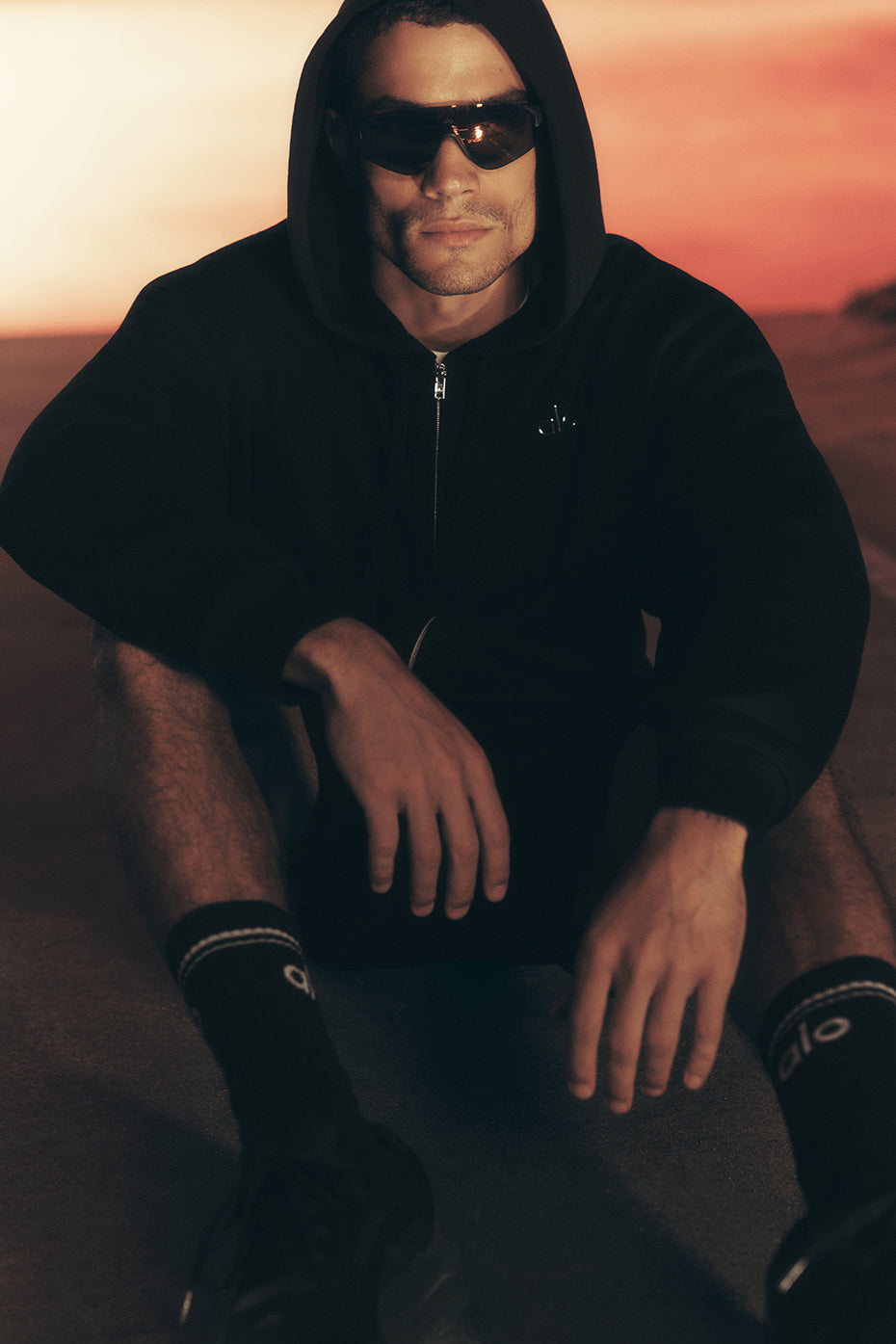 Accolade Full Zip Hoodie - Black (MENSU3041RG)