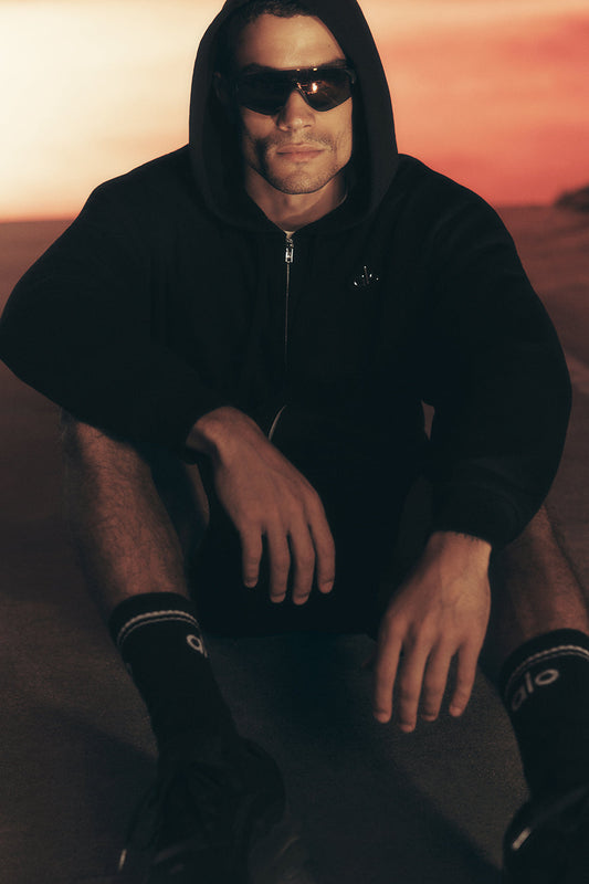 Accolade Full Zip Hoodie - Black (MENSU3041RG)