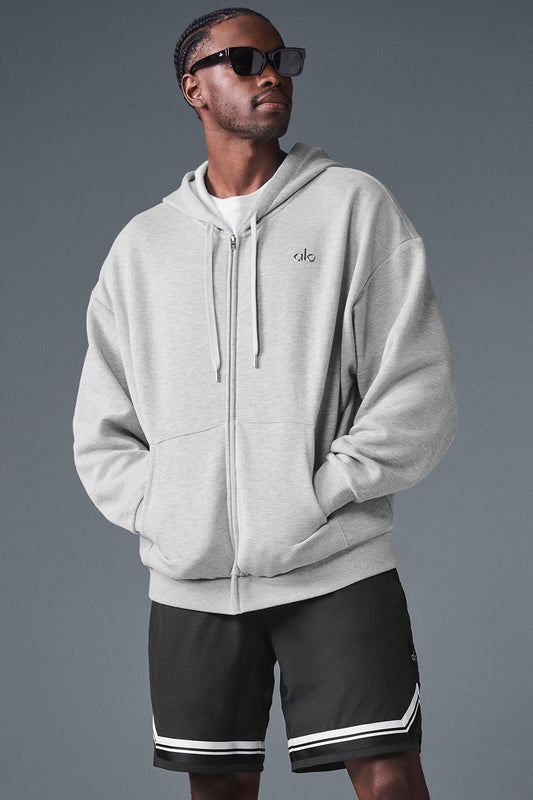 Accolade Full Zip Hoodie - Athletic Heather Grey (MENSU3041RG)