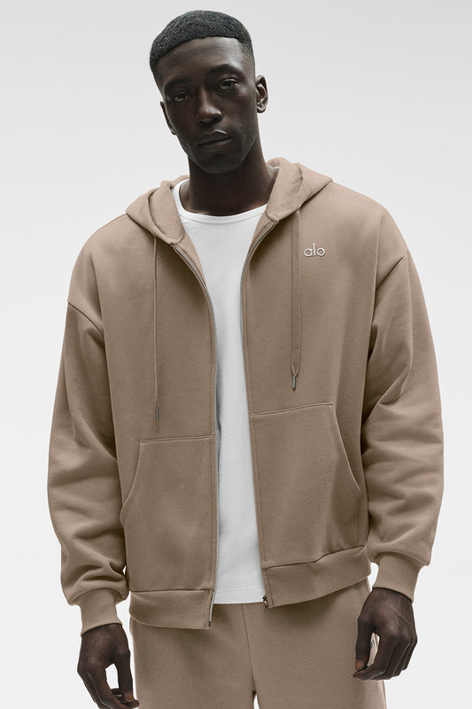 Accolade Full Zip Hoodie - Gravel (MENSU3041RG)