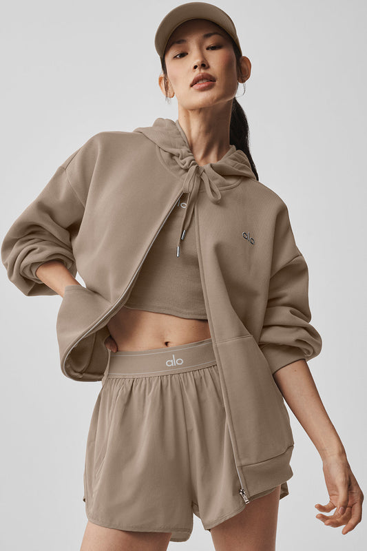 Accolade Full Zip Hoodie - Gravel (U3041RG)