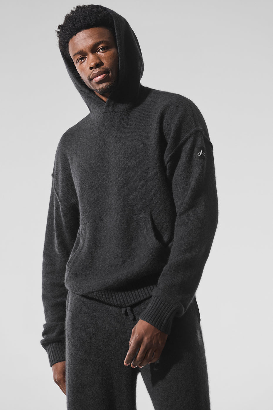 Wool Cashmere New Class Hoodie - Black (MENSU3047R)