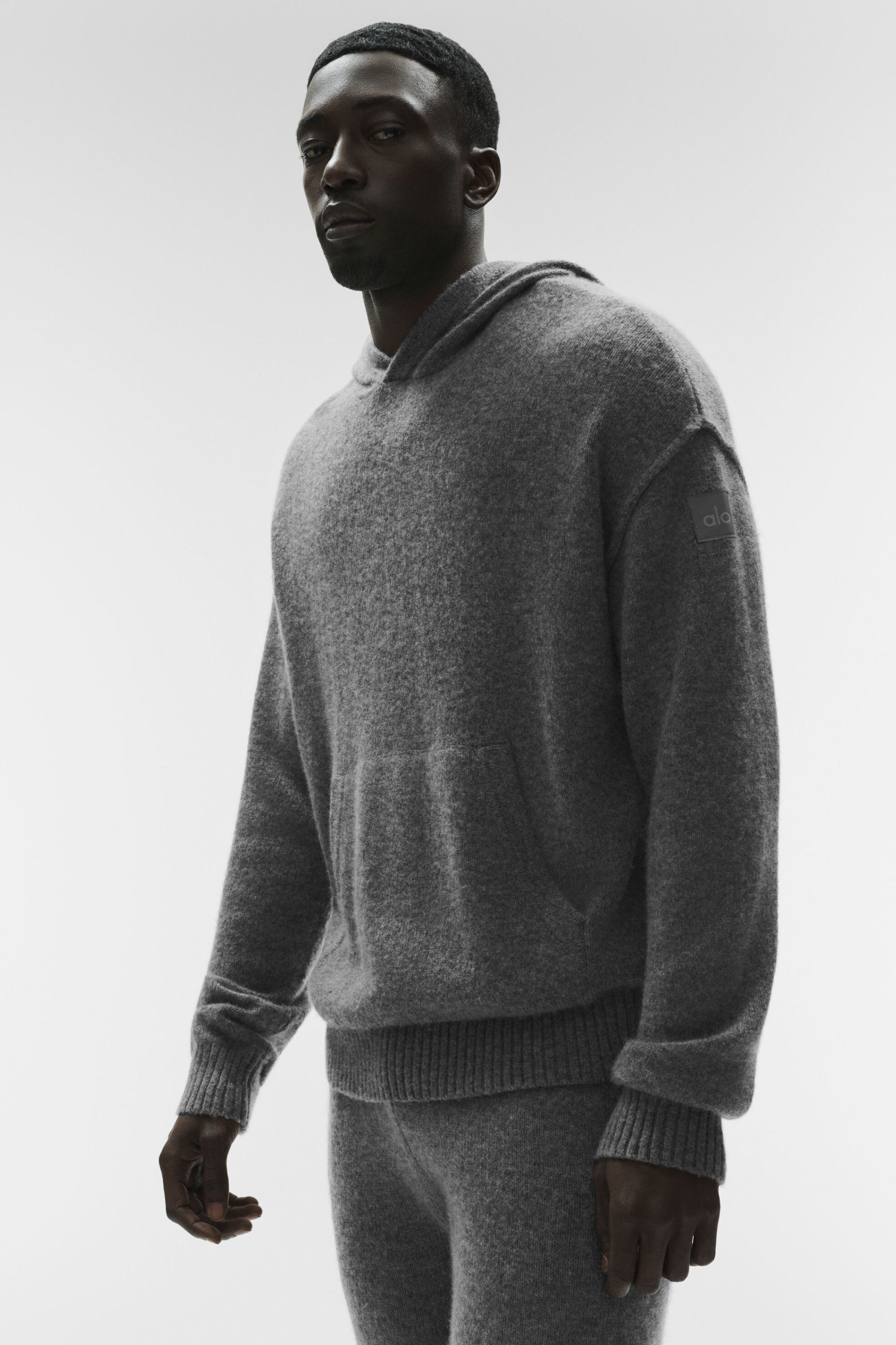 Wool Cashmere New Class Hoodie - Platinum Grey (MENSU3047R)