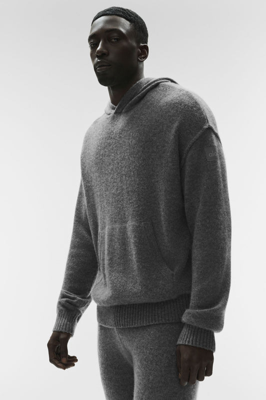 Wool Cashmere New Class Hoodie - Platinum Grey (MENSU3047R)