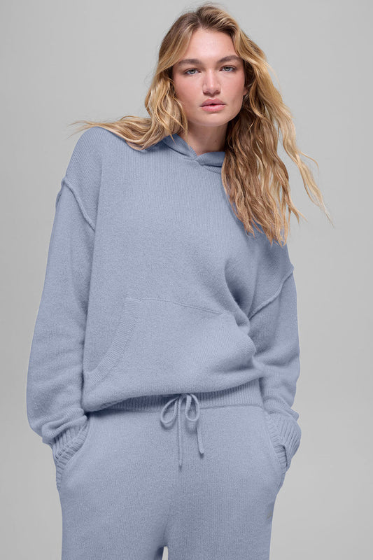 Wool Cashmere New Class Hoodie - Winter Frost (U3047R)