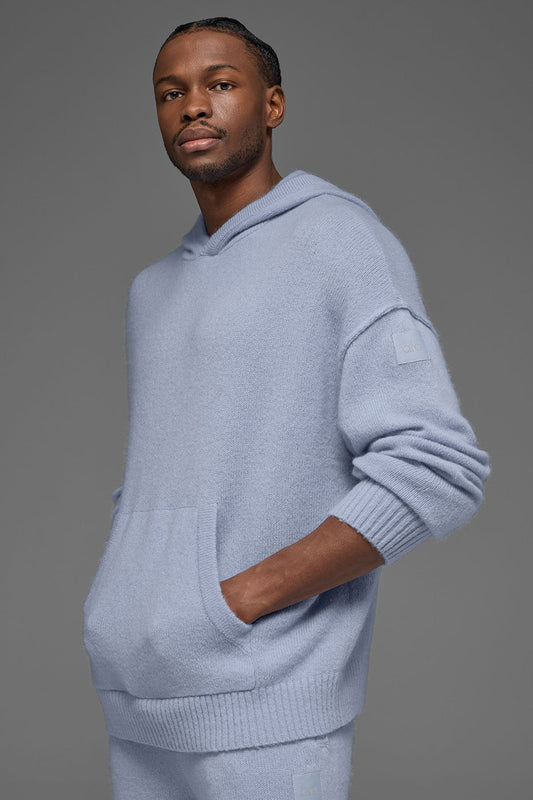 Wool Cashmere New Class Hoodie - Winter Frost (MENSU3047R)