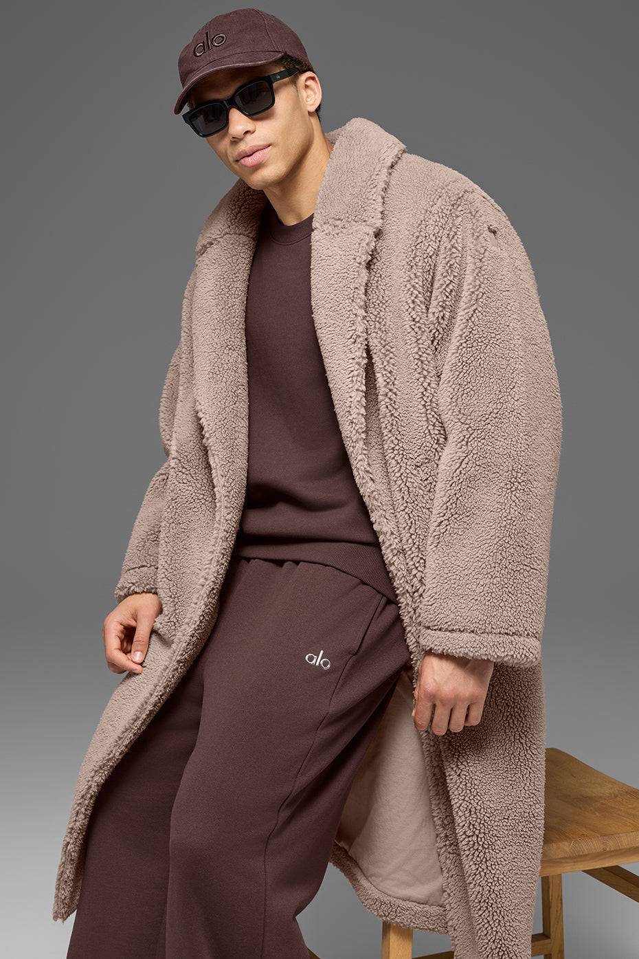 Oversized Sherpa Trench - Chai Latte (MENSW4401R)