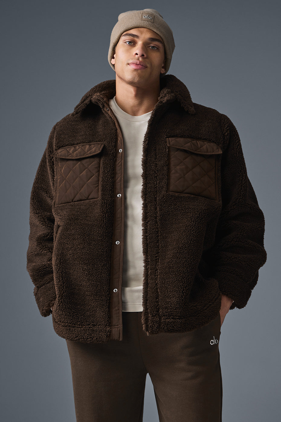 Sherpa Edge Shacket - Espresso (MENSU4029R)