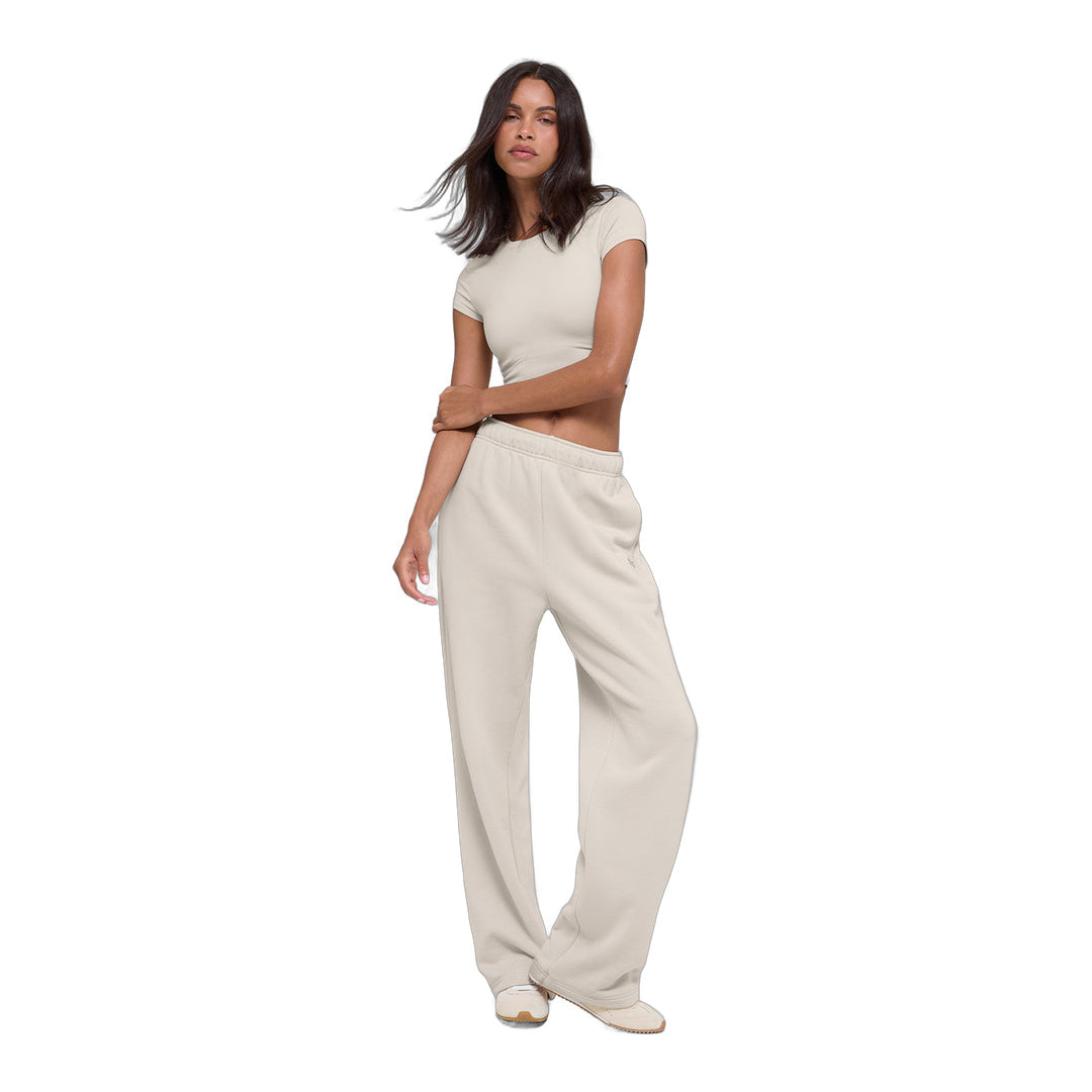 alo Accolade Straight Leg Sweatpant - Bone by Alo Yoga