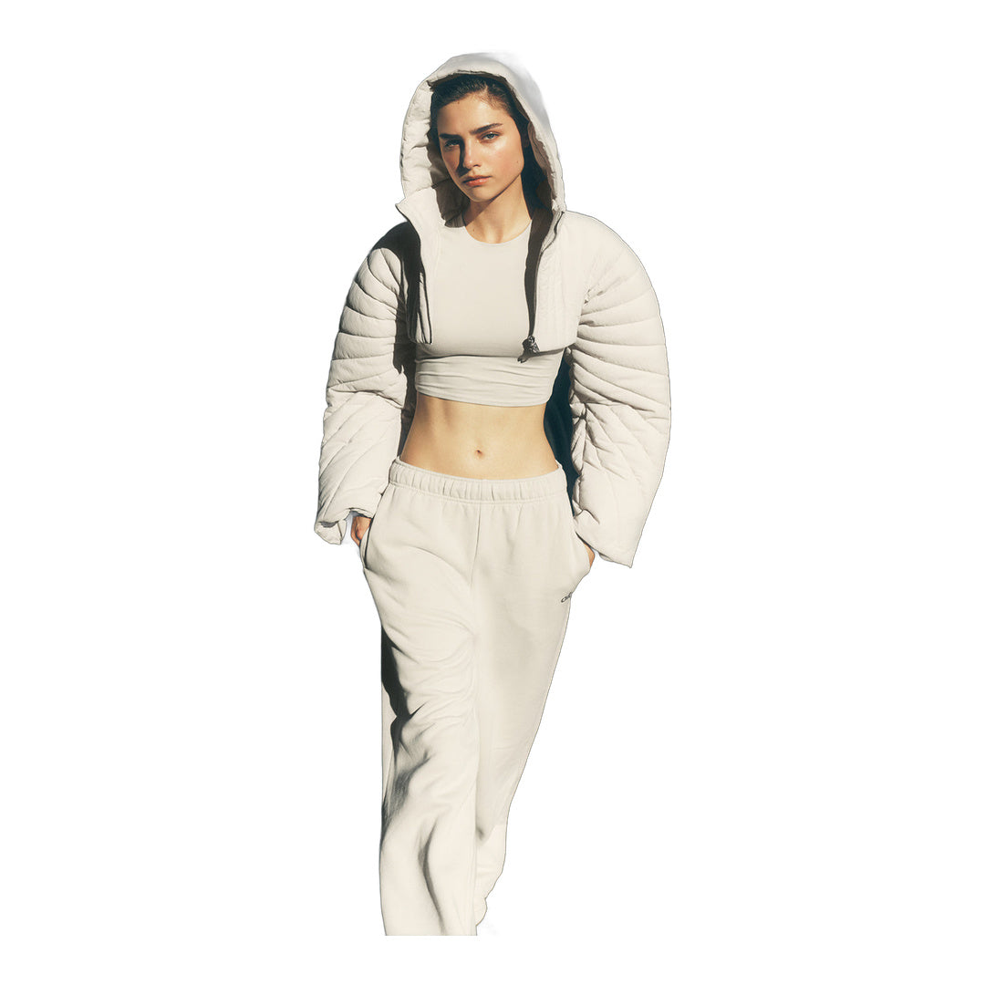 alo Accolade Straight Leg Sweatpant - Bone by Alo Yoga