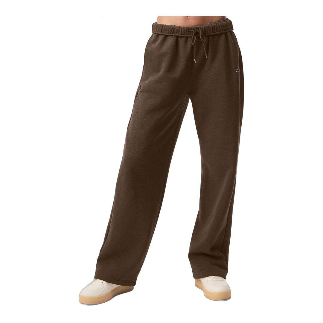 alo Accolade Straight Leg Sweatpant - Espresso by Alo Yoga