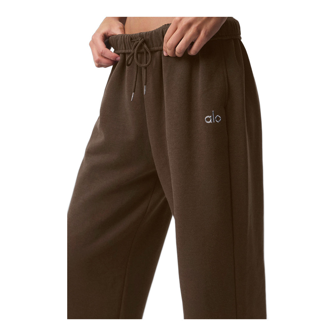 alo Accolade Straight Leg Sweatpant - Espresso by Alo Yoga