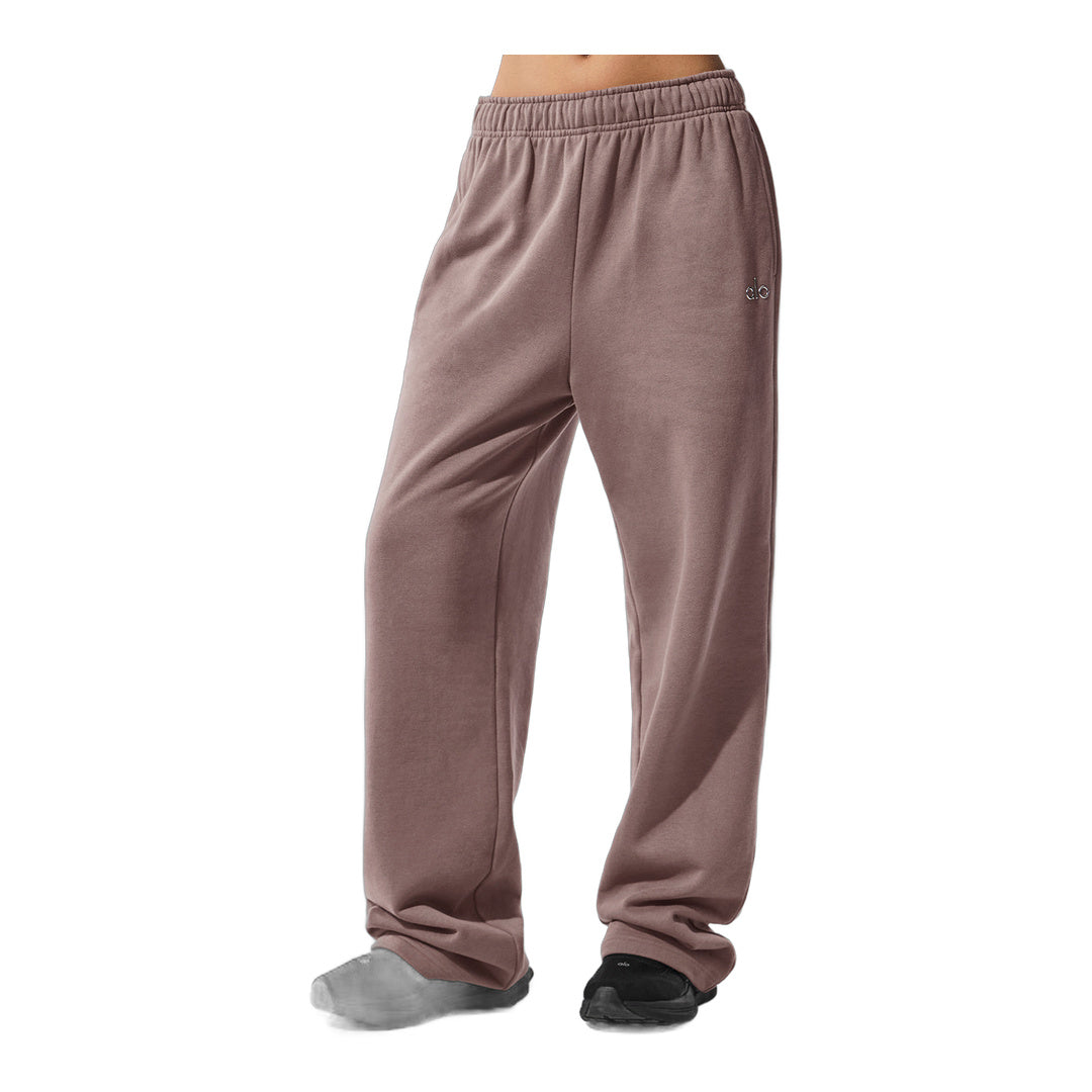 alo Accolade Straight Leg Sweatpant - Mushroom by Alo Yoga