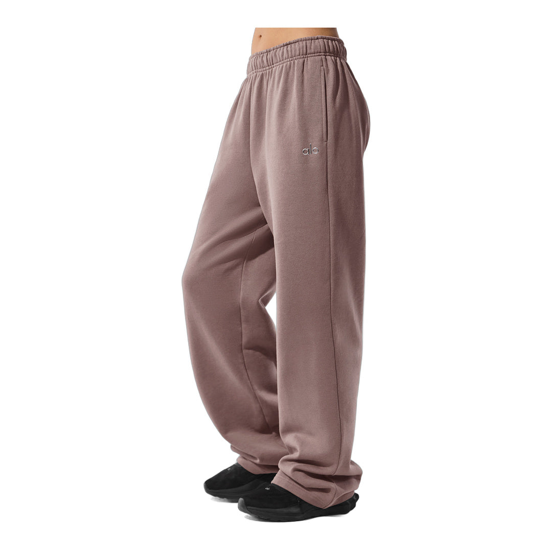 alo Accolade Straight Leg Sweatpant - Mushroom by Alo Yoga