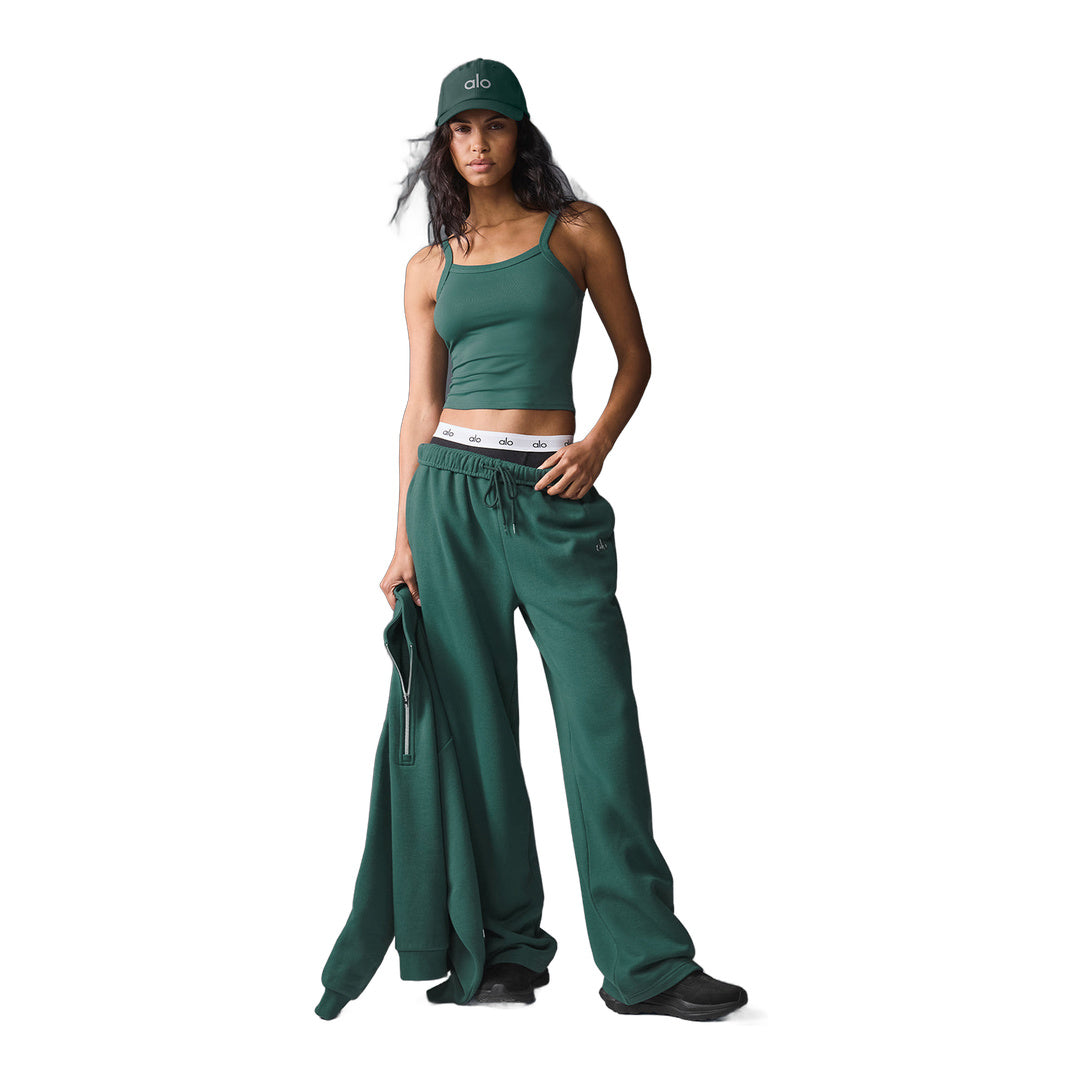 alo Accolade Straight Leg Sweatpant - Winter Ivy by Alo Yoga