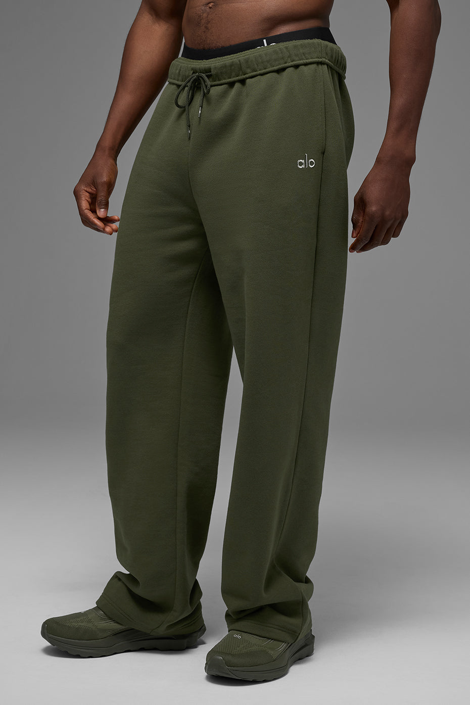 Accolade Straight Leg Sweatpant - Green Olive (MENSU5012RG)