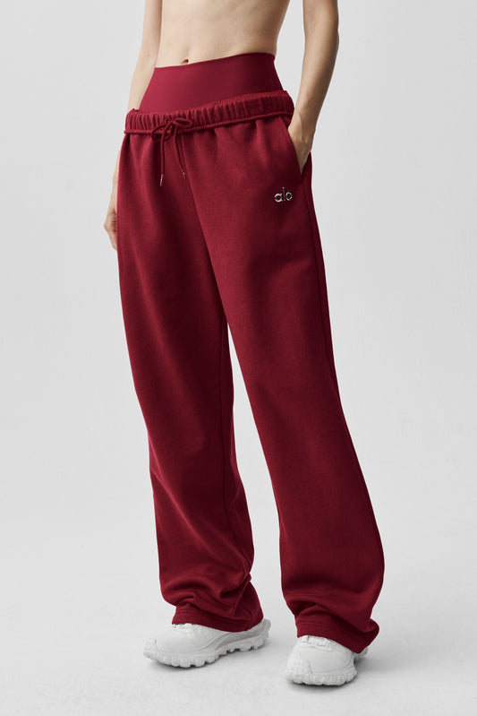 Accolade Straight Leg Sweatpant - Summer Romance Red (U5012RG)