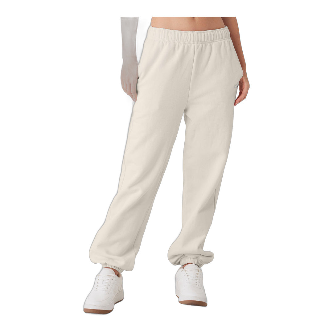 alo Accolade Sweatpant - Bone by Alo Yoga