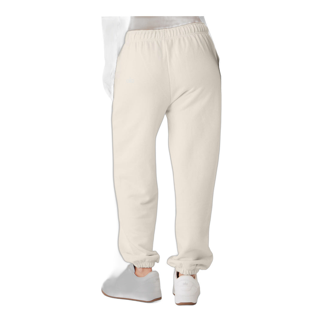 alo Accolade Sweatpant - Bone by Alo Yoga