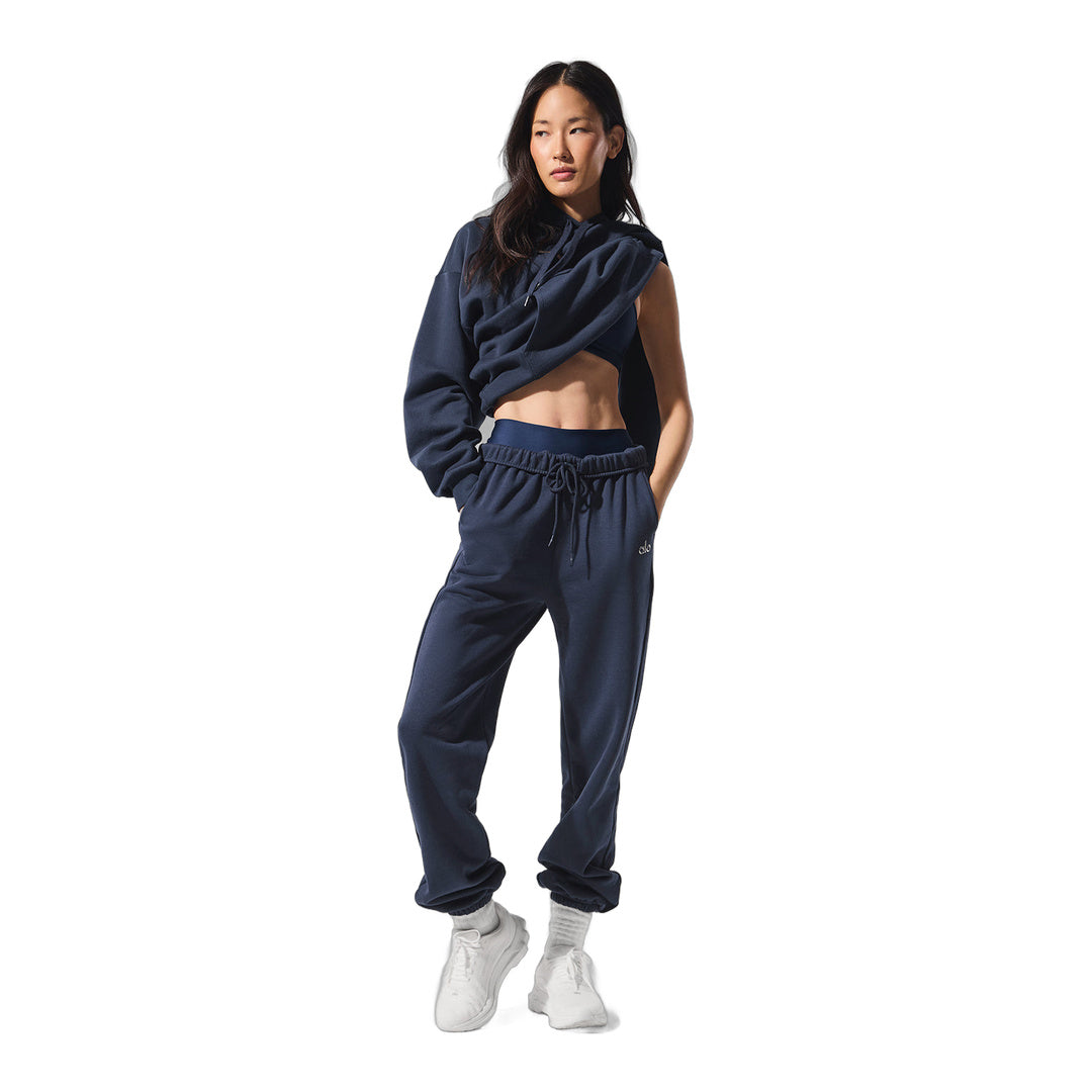 alo Accolade Sweatpant - Navy by Alo Yoga