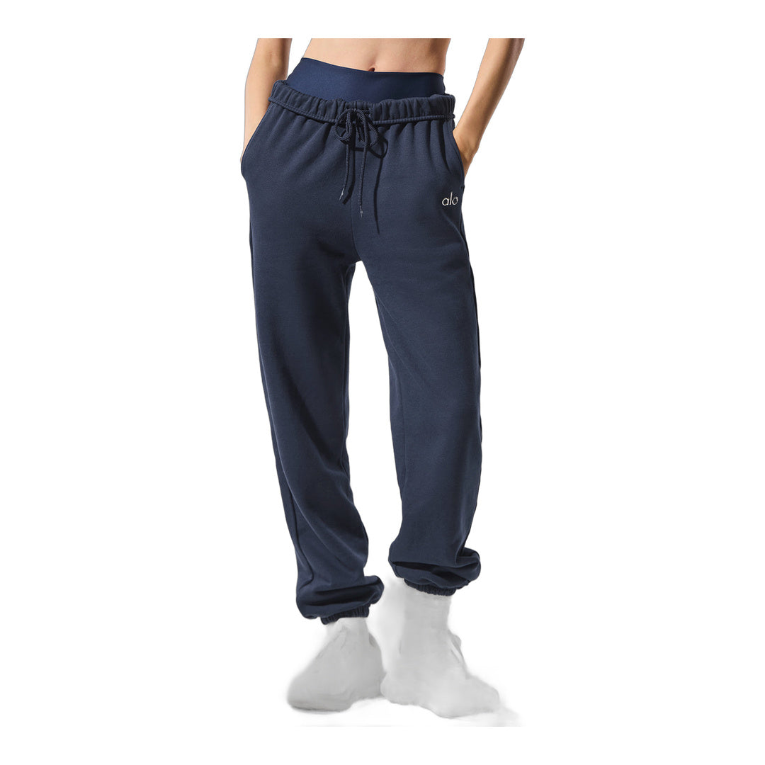 alo Accolade Sweatpant - Navy by Alo Yoga