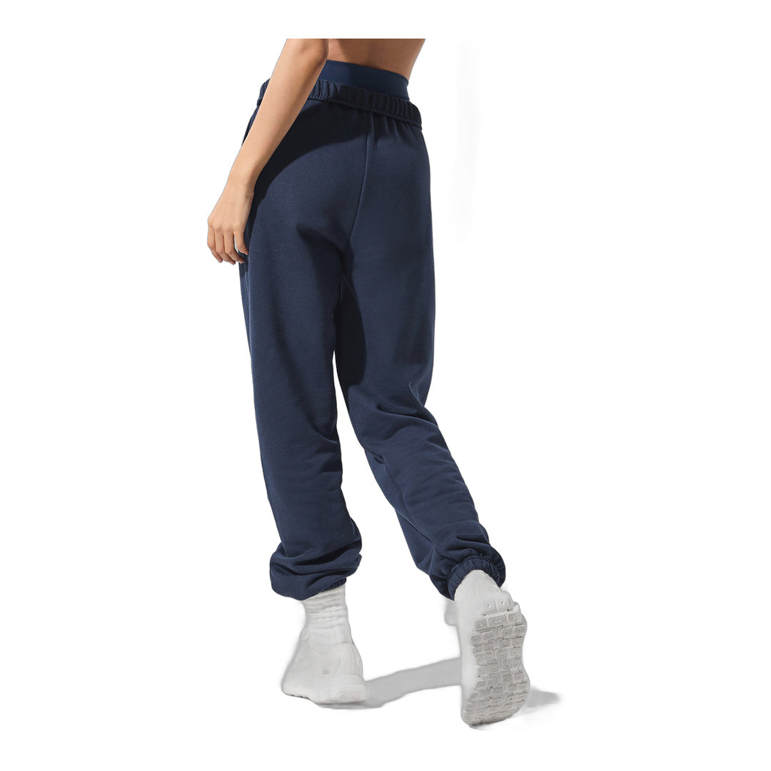 alo Accolade Sweatpant - Navy by Alo Yoga