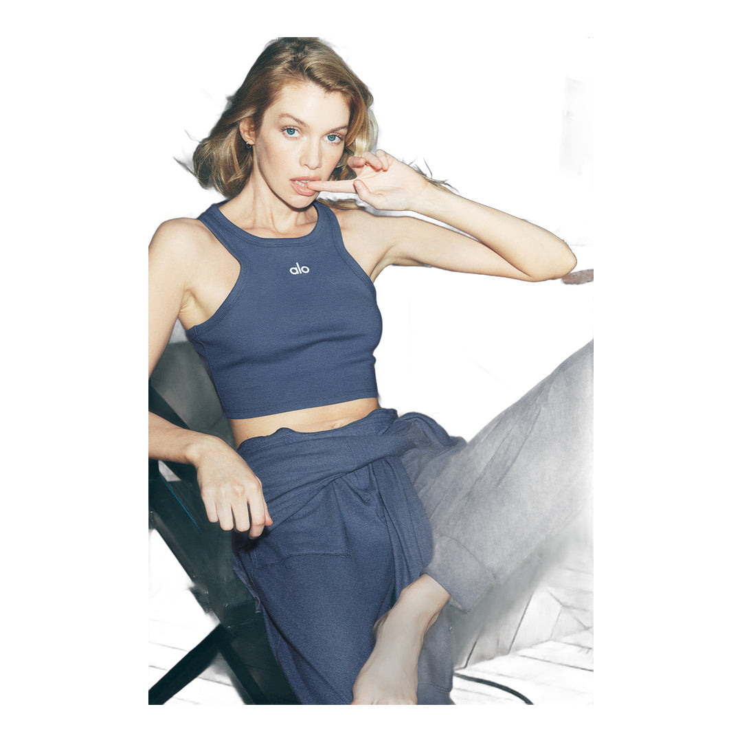 alo Soho Sweatpant - Bluestone by Alo Yoga