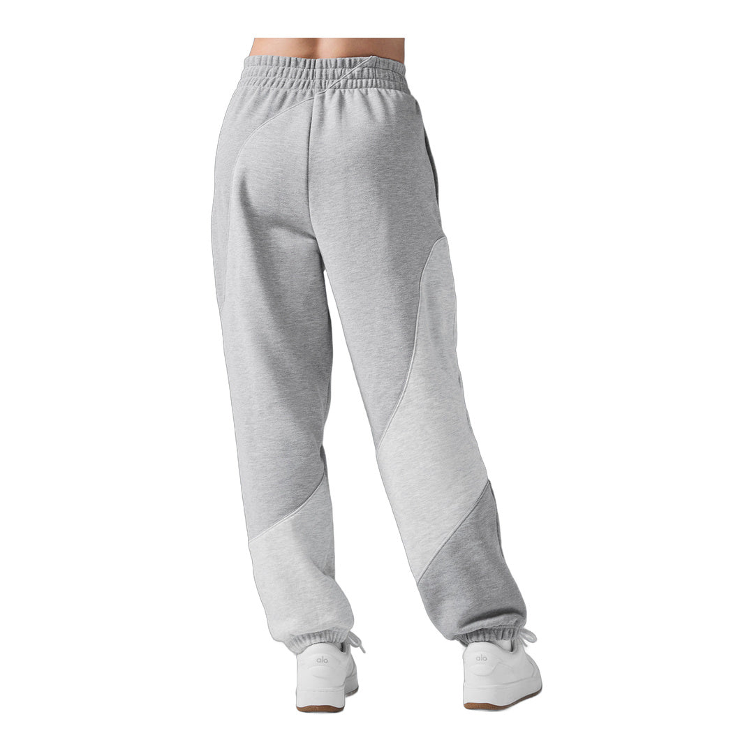 alo Make Waves Sweatpant - Athletic Heather Grey Tonal by Alo Yoga