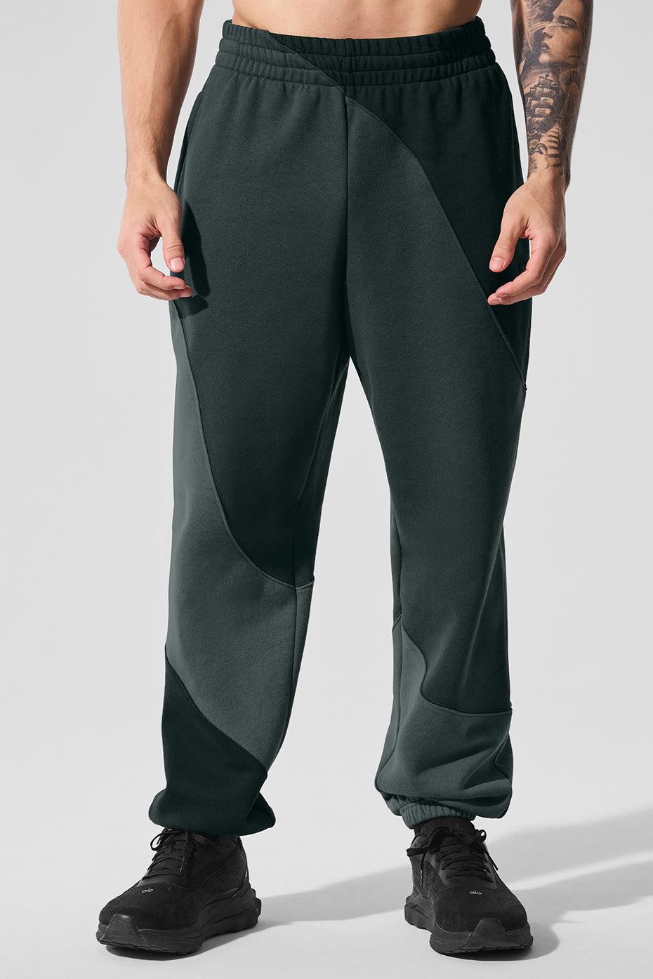 Make Waves Sweatpant - Charcoal Green Tonal (MENSU5018R)