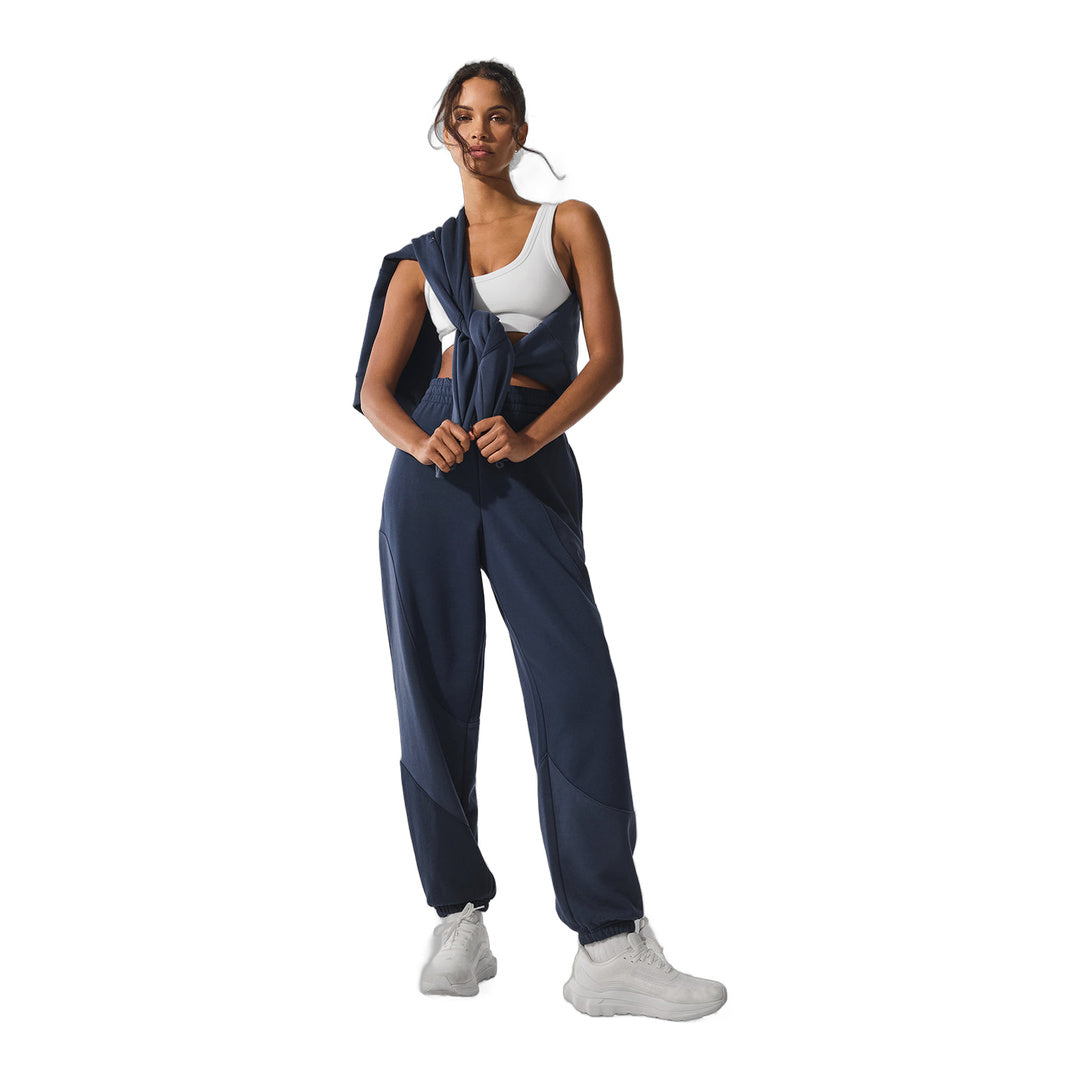 alo Make Waves Sweatpant - Navy Tonal by Alo Yoga