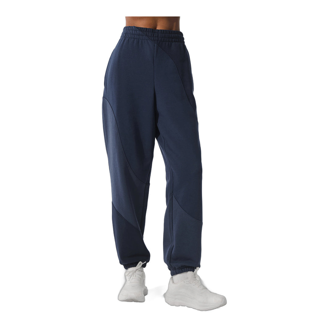 alo Make Waves Sweatpant - Navy Tonal by Alo Yoga