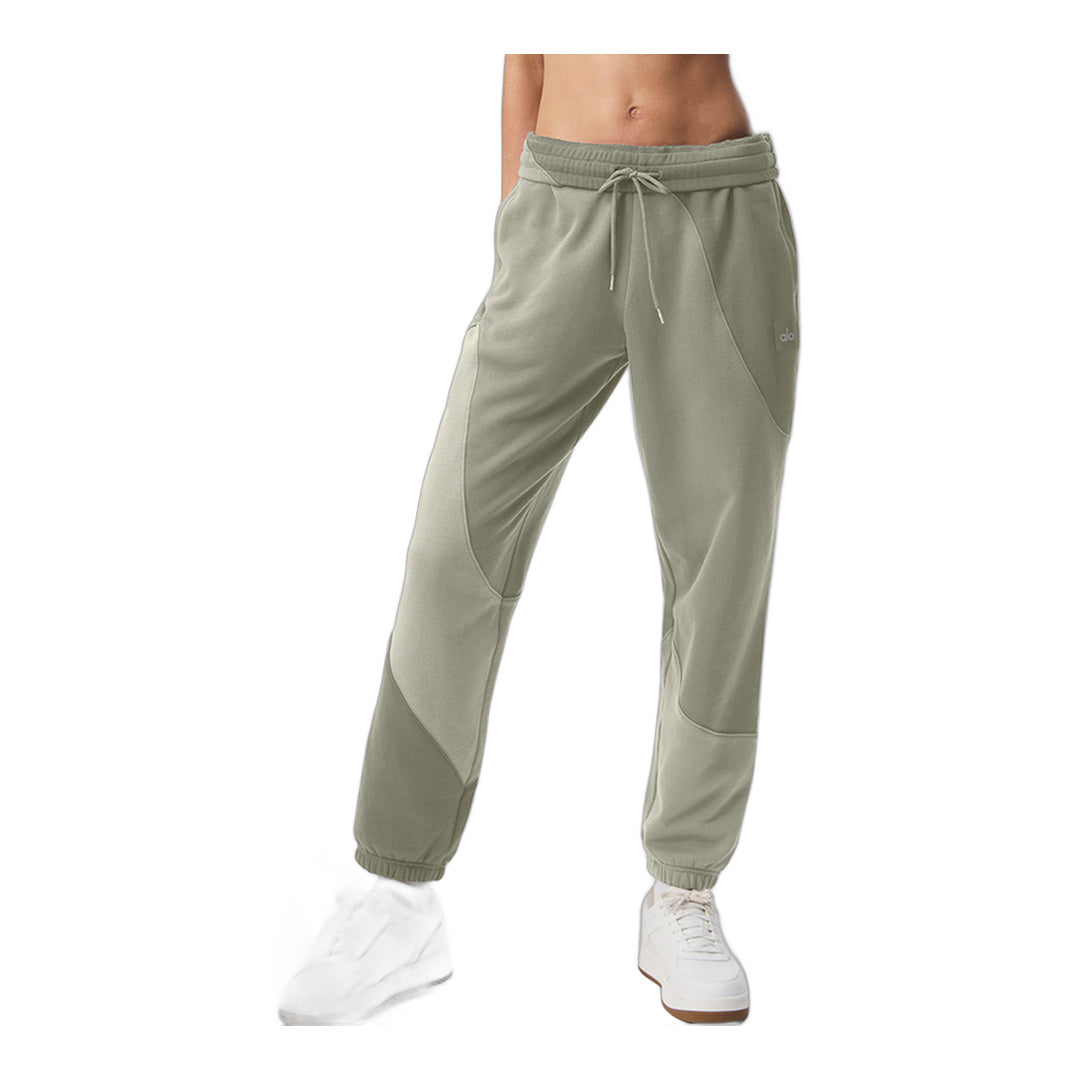 alo Make Waves Sweatpant - Limestone Tonal by Alo Yoga