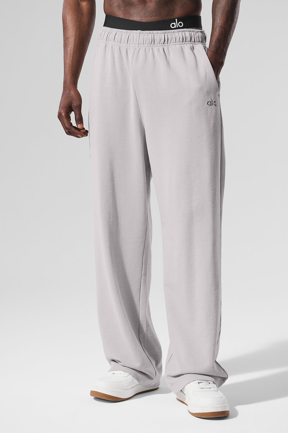 Washed Accolade Straight Leg Sweatpant - Grey Sky Wash (MENSU5006RG)