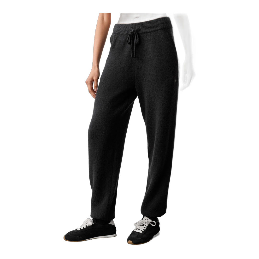 alo Wool Cashmere New Class Sweatpant - Black by Alo Yoga