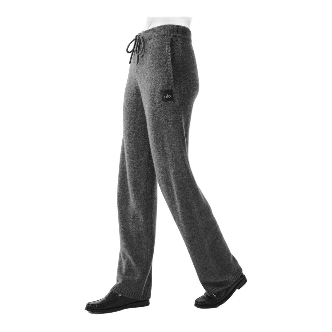 alo Wool Cashmere New Class Sweatpant - Platinum Grey by Alo Yoga