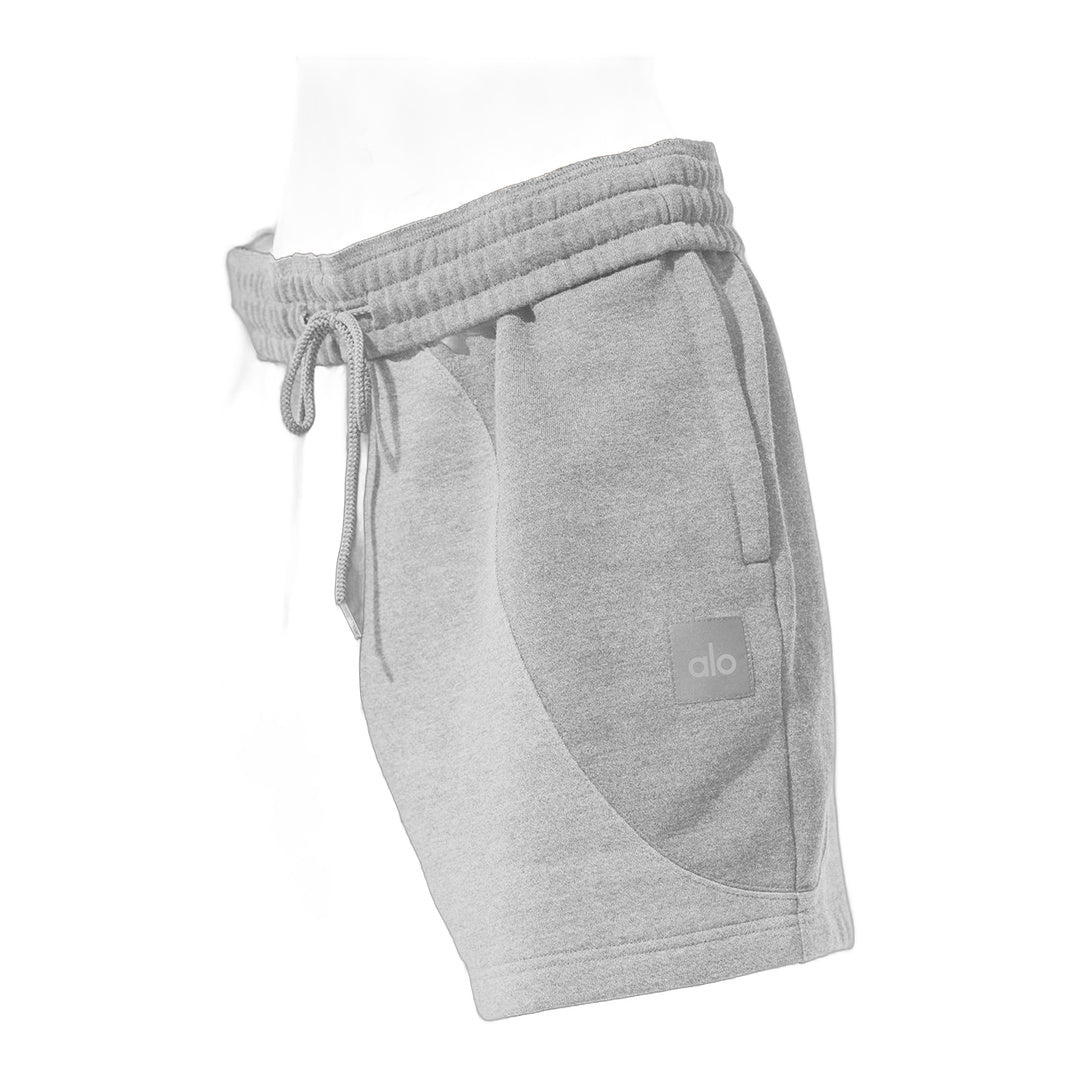 alo 7" Make Waves Short - Athletic Heather Grey Tonal by Alo Yoga