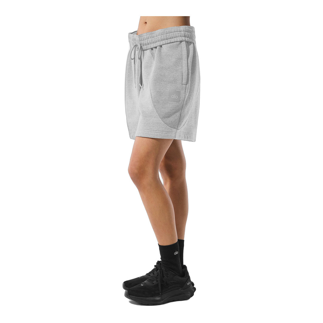 alo 7" Make Waves Short - Athletic Heather Grey Tonal by Alo Yoga