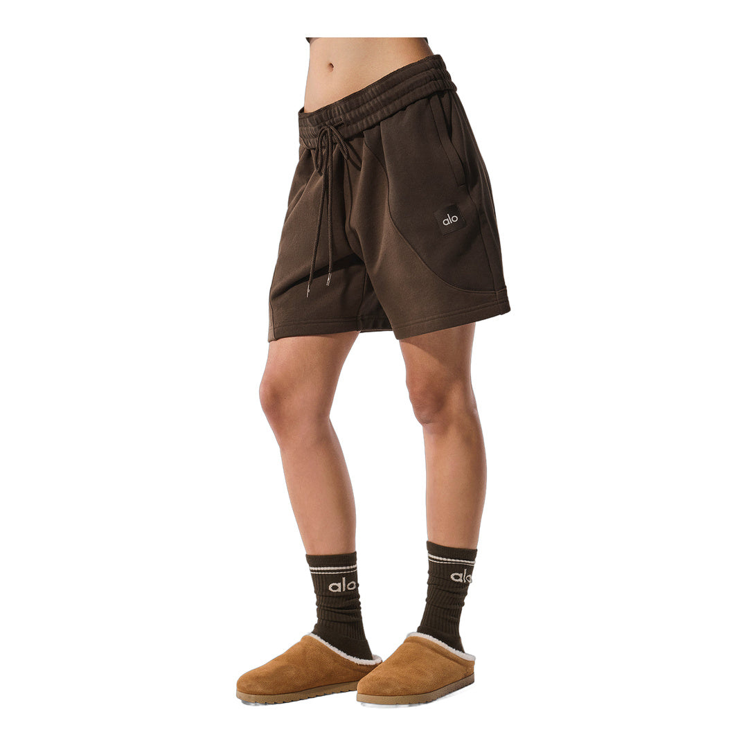 alo 7" Make Waves Short - Espresso Tonal by Alo Yoga