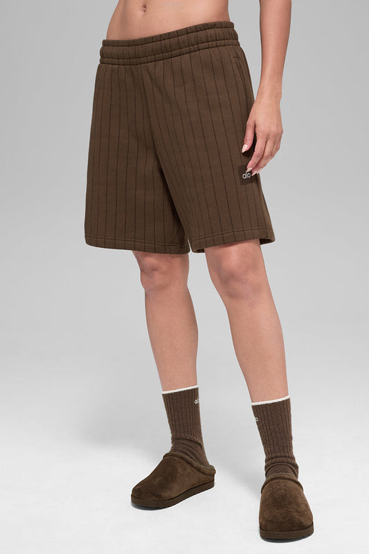 7" Pinstripe Short - Espresso Pinstripe (U6011R)