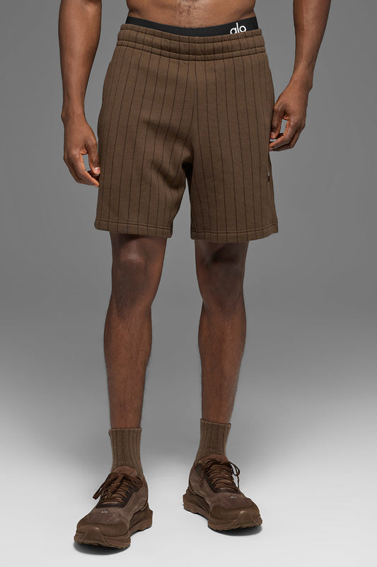 7" Pinstripe Short - Espresso Pinstripe (MENSU6011R)