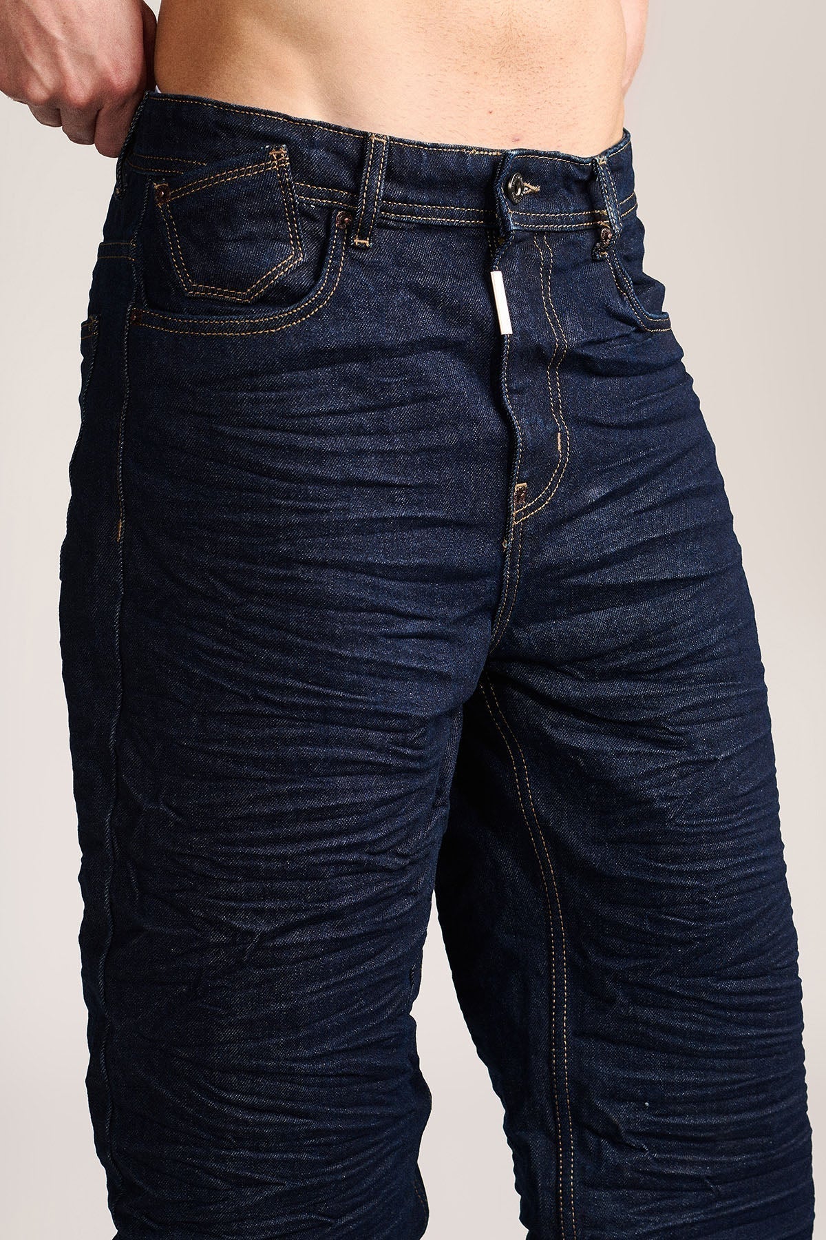 CREASED BY LIFE- DENIM by Temporary Clo