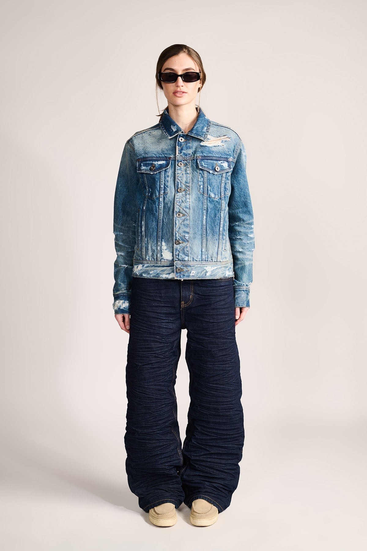 CREASED BY LIFE- DENIM by Temporary Clo