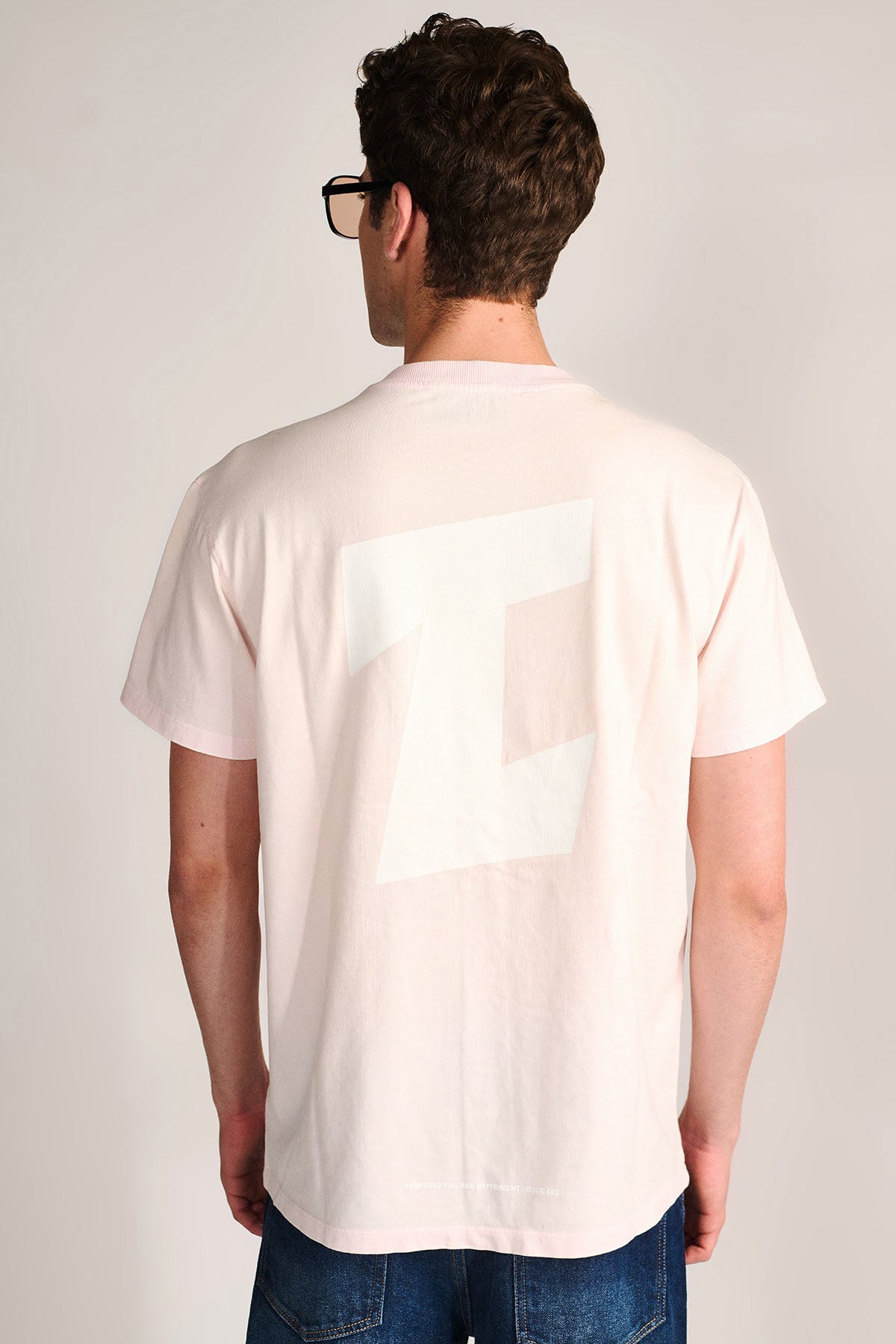 ICON MOVEMENT TEE - Powder Dust Pink by Temporary Clo