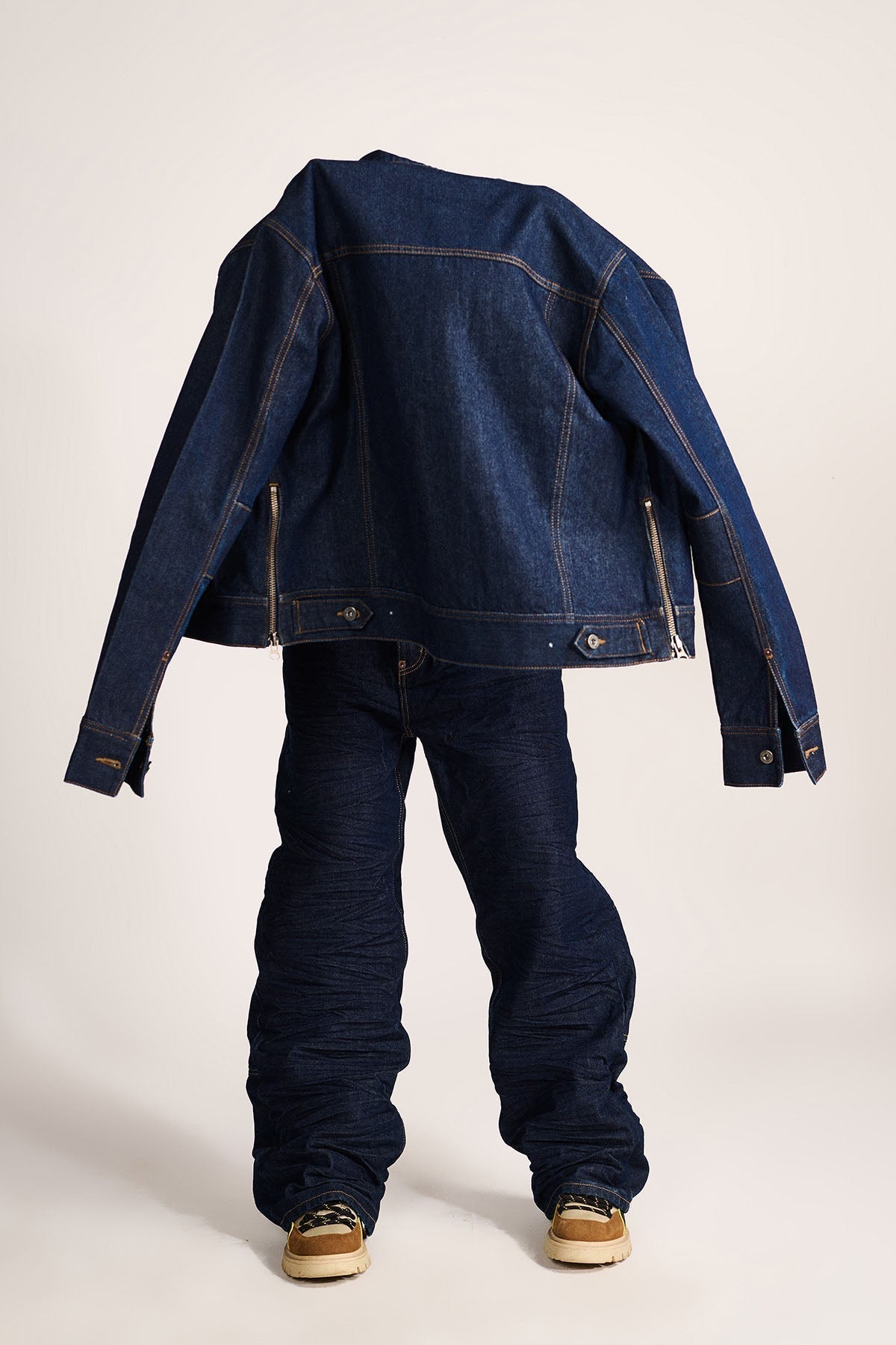 CREASED BY LIFE- DENIM by Temporary Clo
