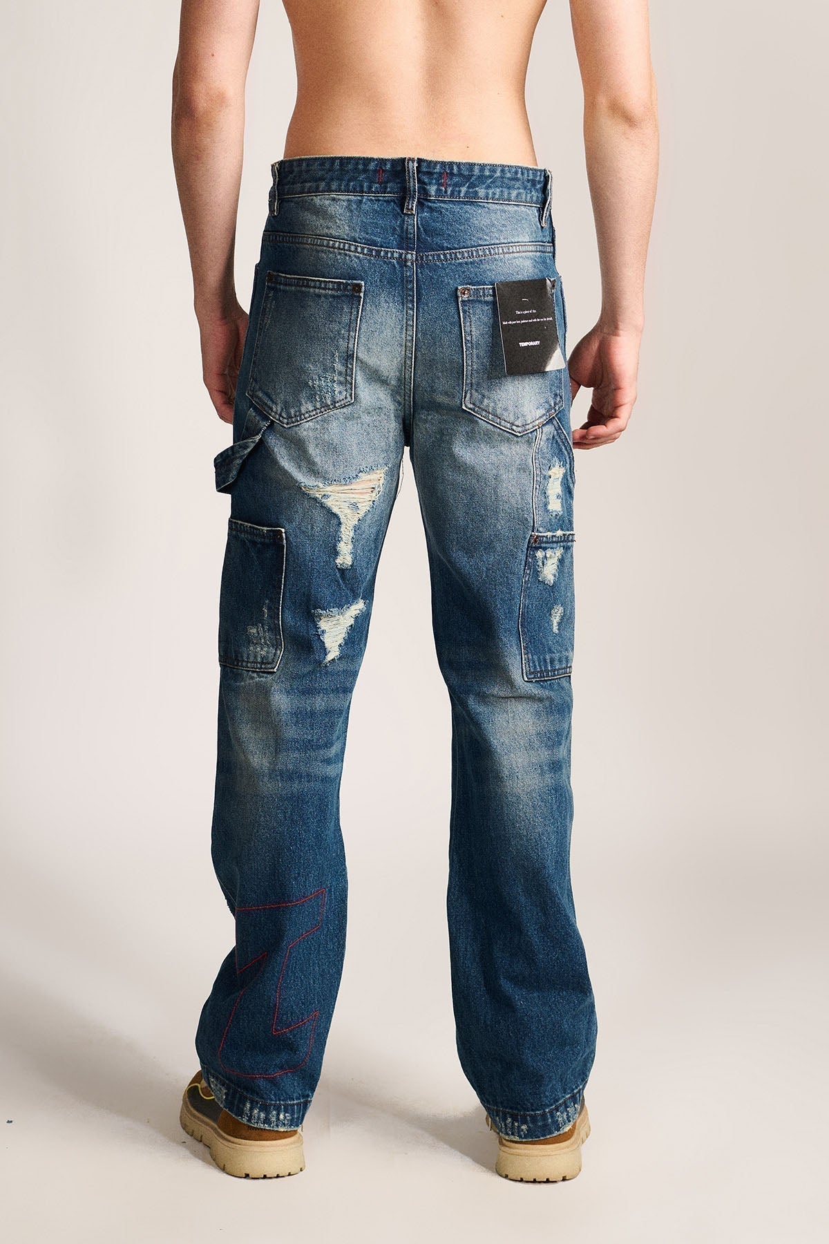 WORN THROUGH WAR — DENIM by Temporary Clo