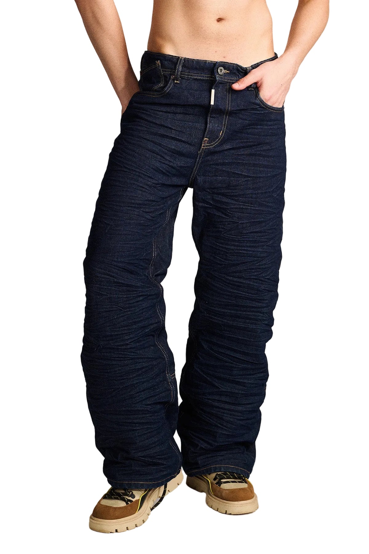 CREASED BY LIFE- DENIM by Temporary Clo