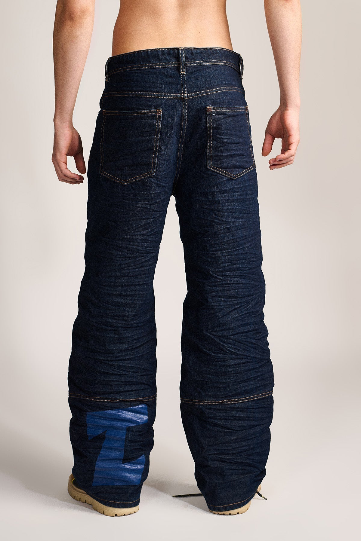 CREASED BY LIFE- DENIM by Temporary Clo